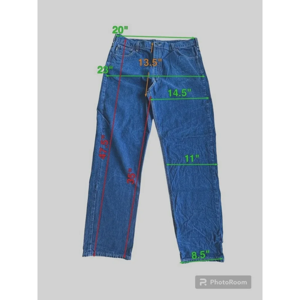 Carhartt cat 2 relaxed fit‎ flame resistant Blue Jeans Men size 40 x 34